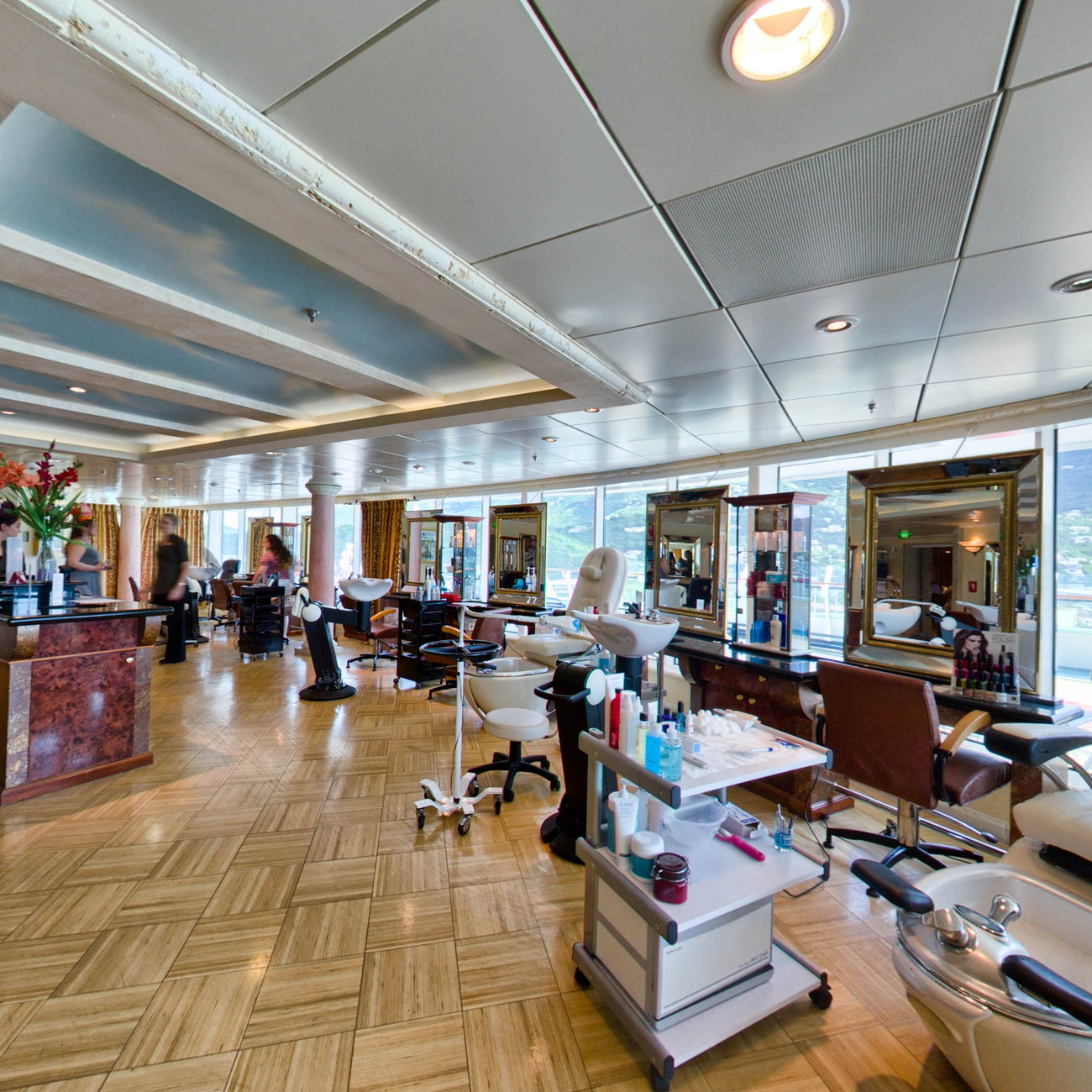 Beauty Salon on Royal Caribbean Adventure of the Seas Cruise Critic