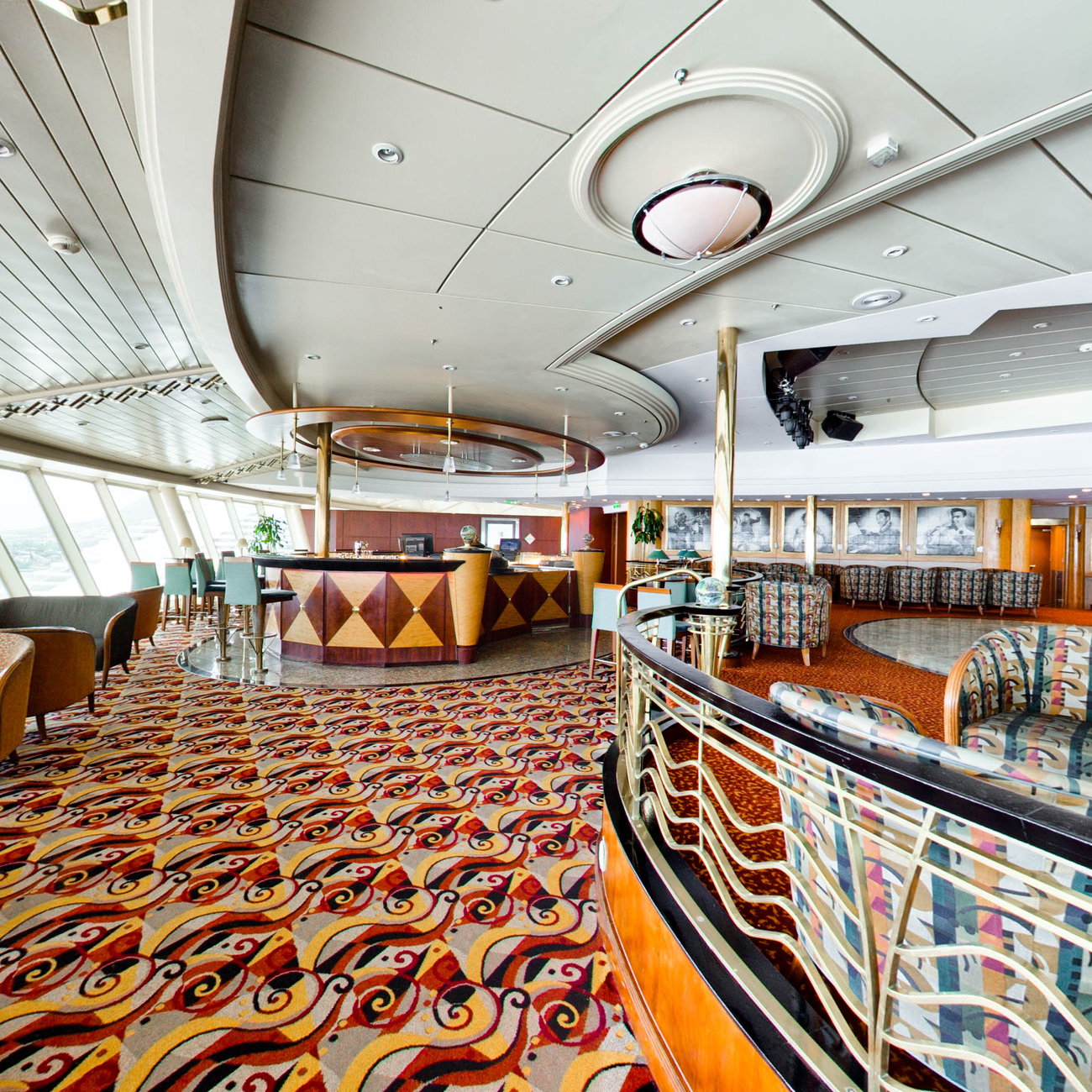 Viking Crown Lounge on Royal Caribbean Adventure of the Seas