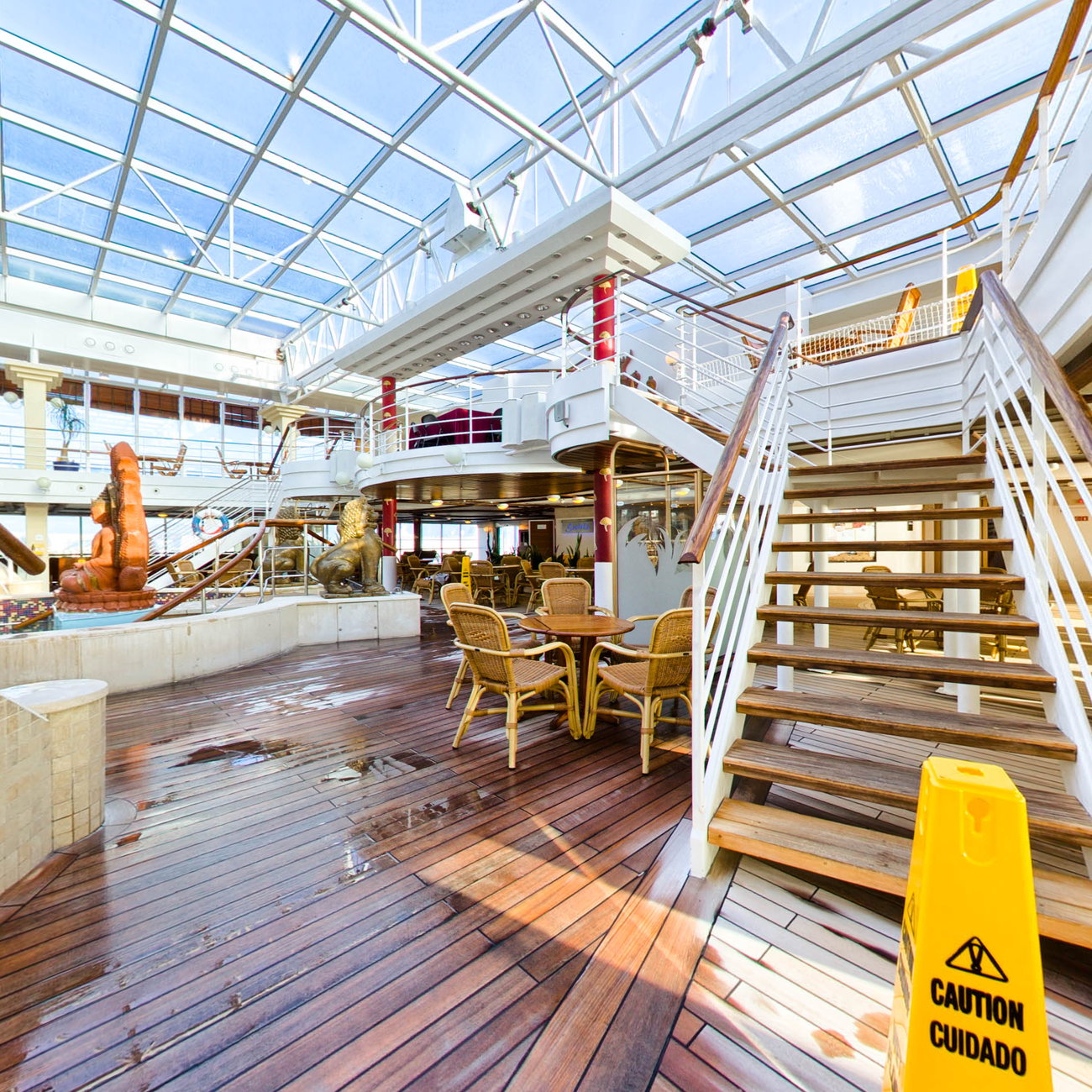 Lotus Pool on Island Princess Cruise Ship Cruise Critic