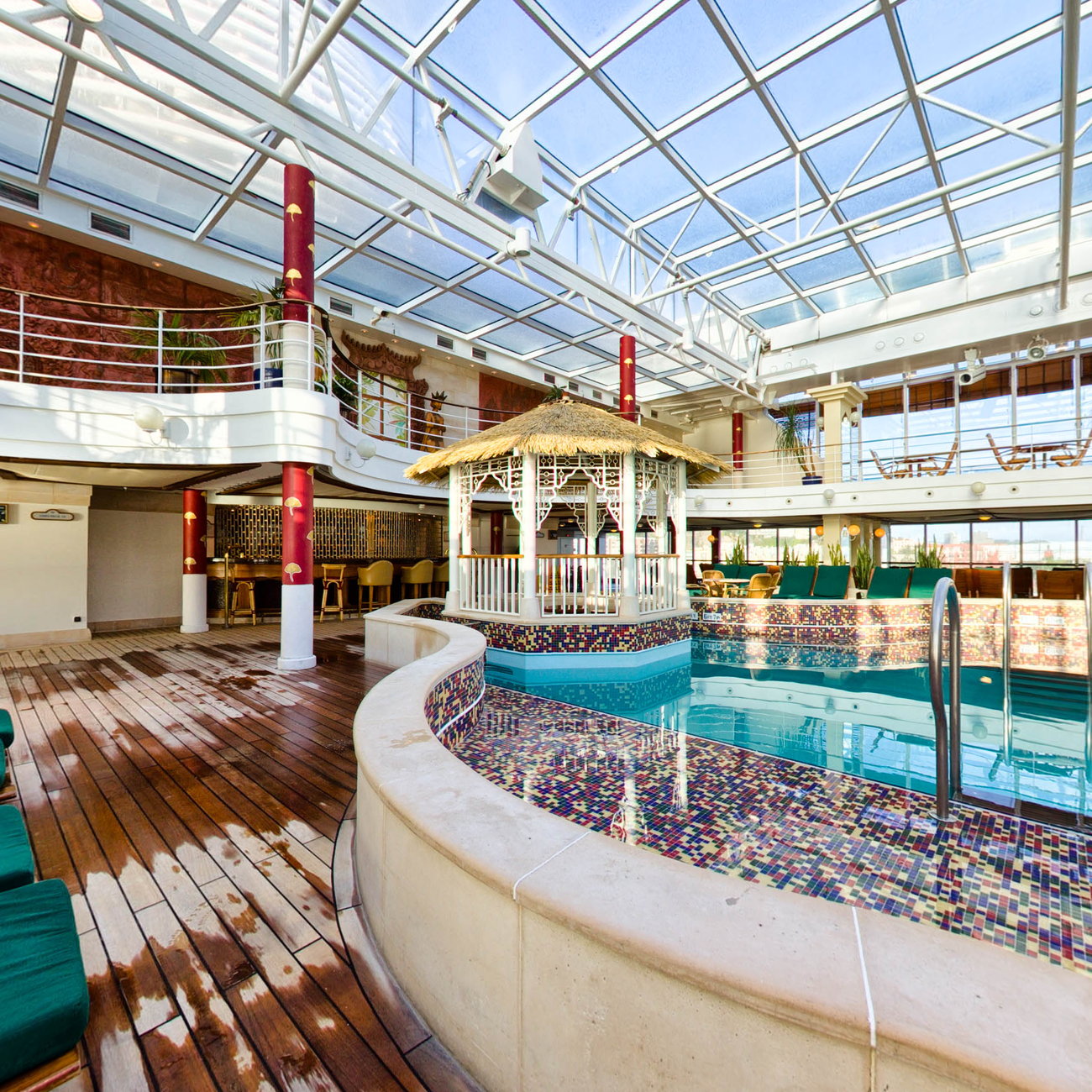 Lotus Pool on Island Princess Cruise Ship Cruise Critic